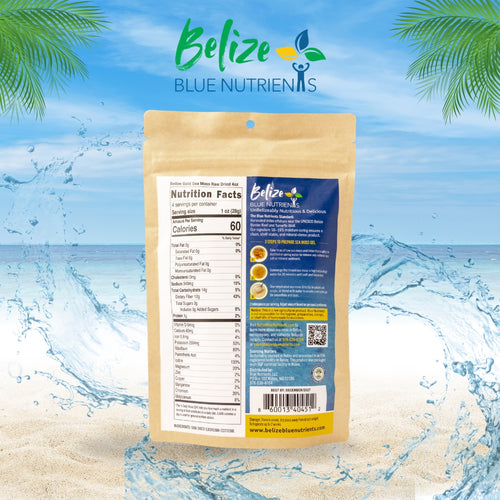 Belize Blue Nutrients Sea Moss - Eucheuma Cottonii - 4oz