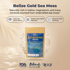 Belize Blue Nutrients Sea Moss - Eucheuma Cottonii - 4oz