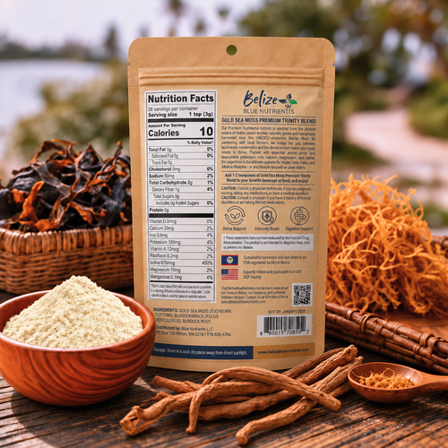 Belize Gold Sea Moss Trinity Blend