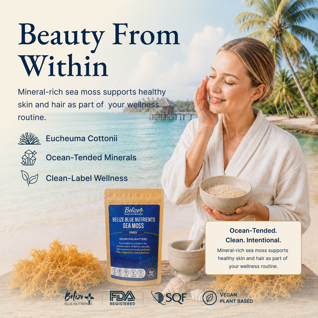 Belize Gold Sea Moss - Powder (Eucheuma Cottonii)