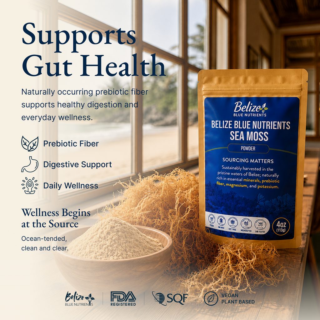 Belize Gold Sea Moss - Powder (Eucheuma Cottonii)