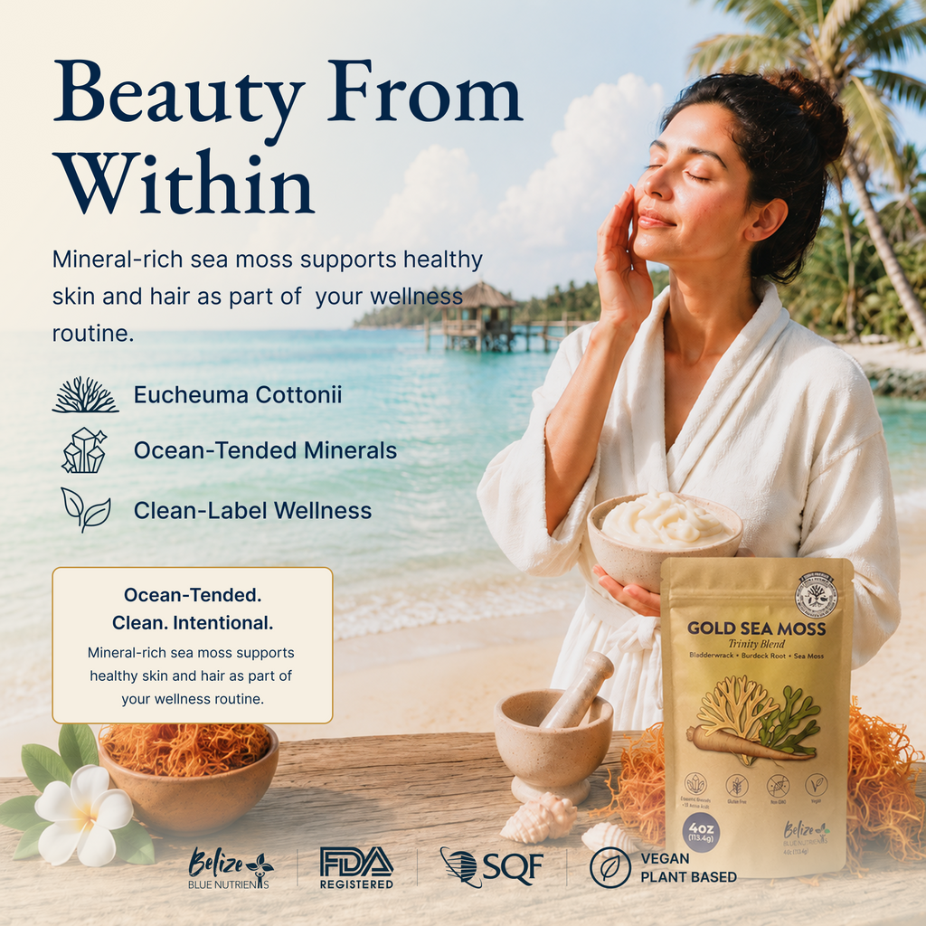 Belize Gold Sea Moss Trinity Blend