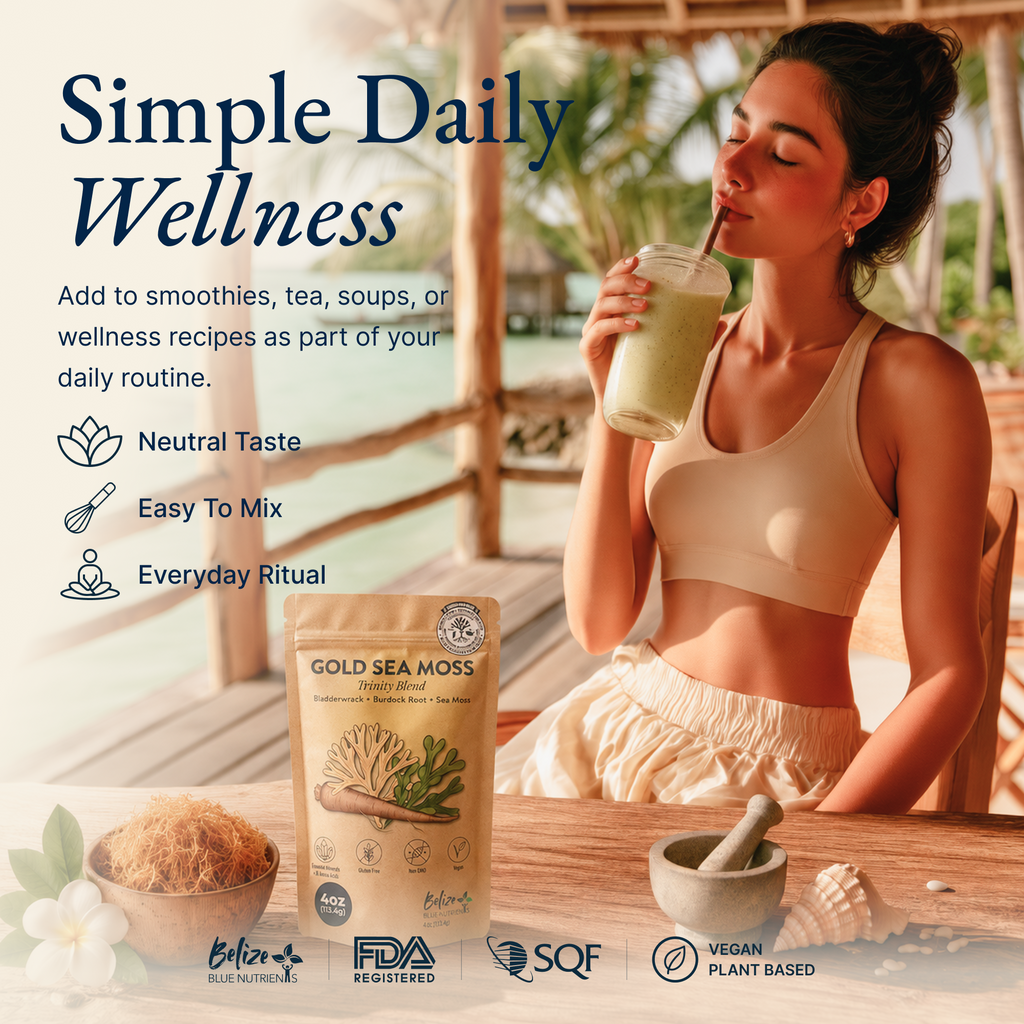 Belize Gold Sea Moss Trinity Blend