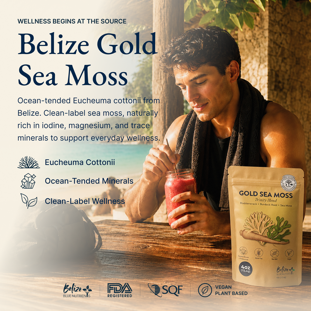 Belize Gold Sea Moss Trinity Blend
