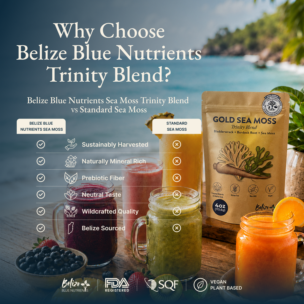 Belize Gold Sea Moss Trinity Blend