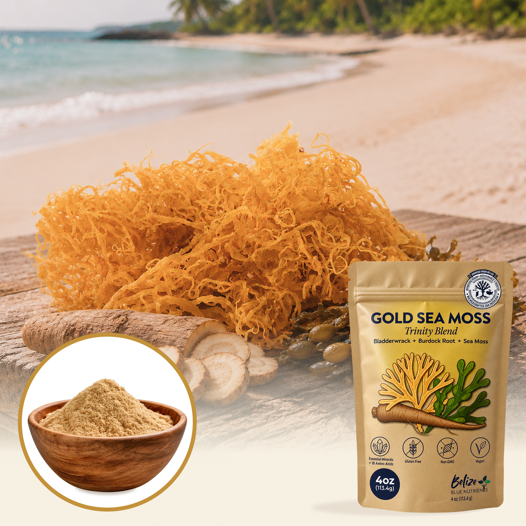 Belize Gold Sea Moss Trinity Blend