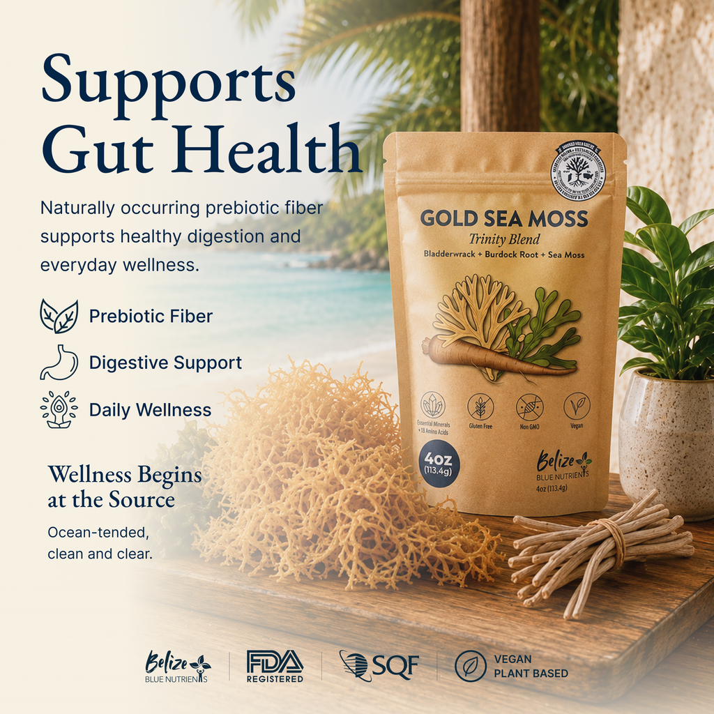 Belize Gold Sea Moss Trinity Blend
