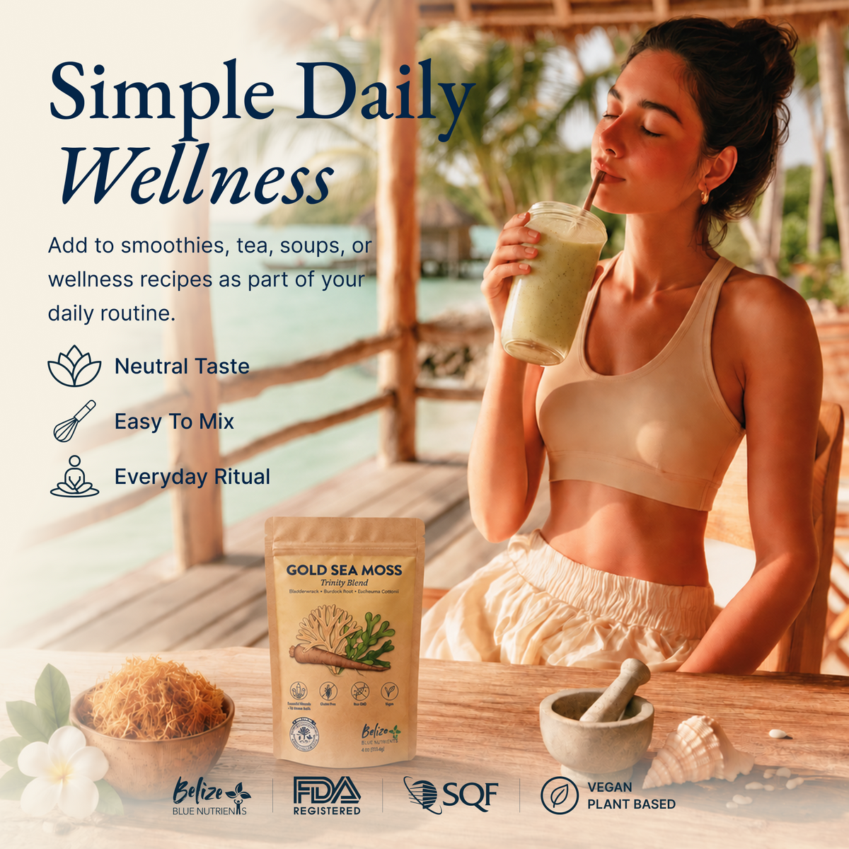 Belize Gold Sea Moss Trinity Blend